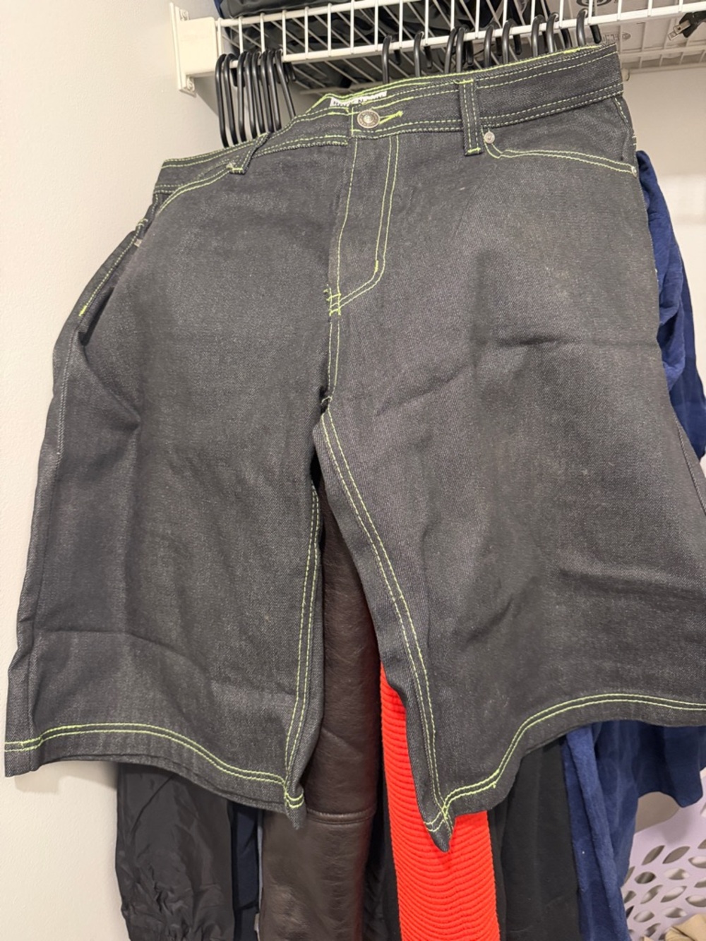 RockNRun Jeans Black Denim Shorts